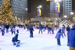 Campus Martius Ice Rink -- clwphotography